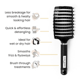 Curved Vent Detangling Hair Brush