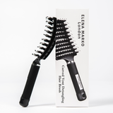 Curved Vent Detangling Hair Brush (Black)
