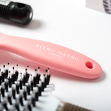 Curved Vent Detangling Hair Brush (Pink)