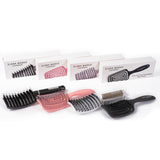 Curved Vent Detangling Hair Brush (Pink)
