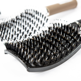 Curved Vent Detangling Hair Brush (White)